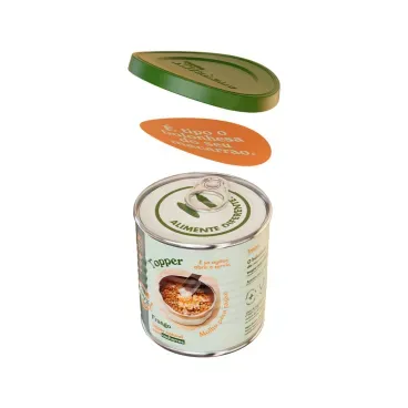 Topper frango 300g detalhe tampa